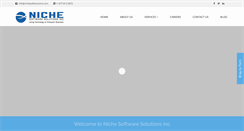 Desktop Screenshot of nichesoftsolutions.com